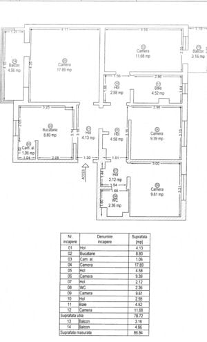 Girocului | 4 Camere | Decomandat | Centrala proprie - imagine 14