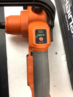 Drujba moderna pe baterii, 62V, autonomie 2 ore, lama 12 inch, cu 2 lanturi bonus - imagine 4