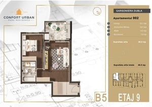 Apartament 2 camere tip studio, Confort Urban Rahova - imagine 11