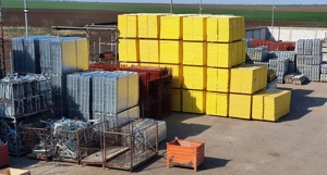 Vindem roti schele  simple sau cu frana, roata schela cu sistem de franare - imagine 5