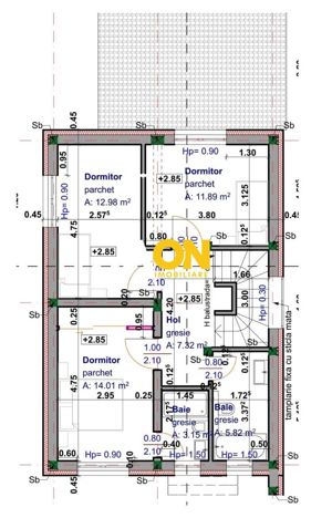 Casa semifinisata, 4 camere, 3 bai, 339 mp teren, zona Valea Popii - imagine 3