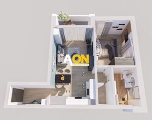 Apartament cu 2 camere in bloc nou, garaj, lift - imagine 7