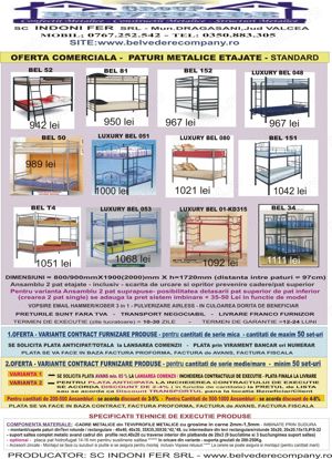 Paturi Metalice in stoc - Model BEL 2! - imagine 4