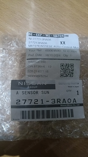 senzor temperatura habitaclu Nissan original 