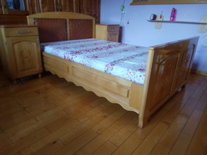  Vand pat dormitor, noptiere și lada haine - imagine 2