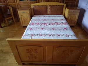  Vand pat dormitor, noptiere și lada haine