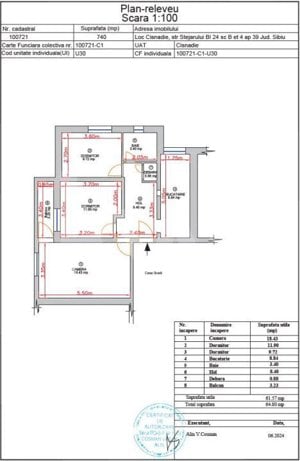 Apartament decomandat cu 3 camere în Cisnădie - imagine 16