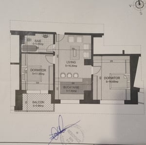 Apartament 3 camere, decomandat, 70mp, Nerva Traian, 235.000euro - imagine 16