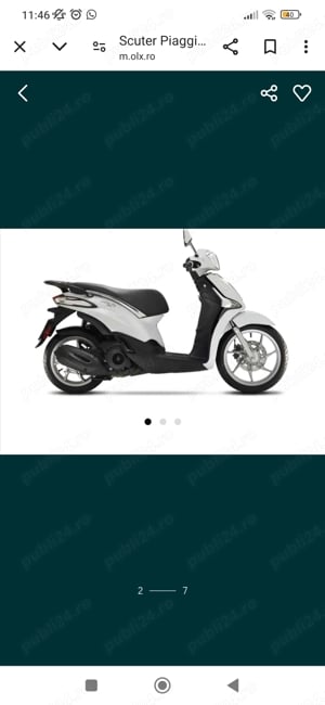 Scuter Piaggio Lyberti 125