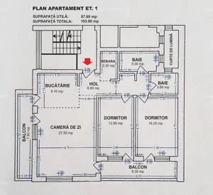  Inchiriere apartament 3 camere decomandat, bloc nou, in zona Tineretului - imagine 16