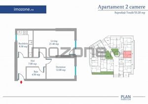 Apartament 2 Camere | 58 mp | Bloc Nou | Metrou Pacii / Preciziei | Militari - imagine 14