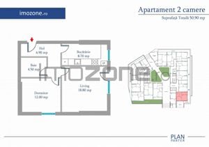 Apartament 2 Camere | 58 mp | Bloc Nou | Metrou Pacii / Preciziei | Militari - imagine 12