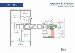 Apartament 2 Camere | 58 mp | Bloc Nou | Metrou Pacii / Preciziei | Militari - imagine 18