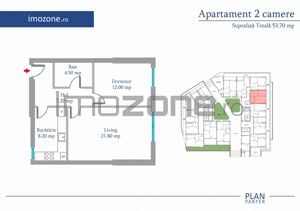 Apartament 2 Camere | 58 mp | Bloc Nou | Metrou Pacii / Preciziei | Militari - imagine 15