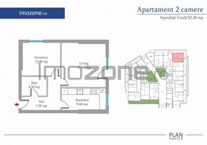 Apartament 2 Camere | 58 mp | Bloc Nou | Metrou Pacii / Preciziei | Militari - imagine 16