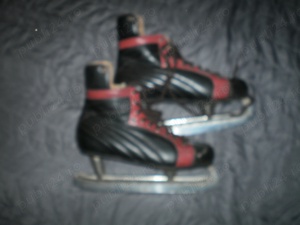 Patine de gheata din piele - imagine 3