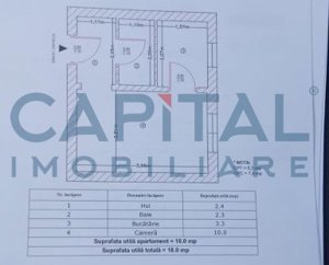 Comision 0% Apartament cu 1 camera renovat 2022 - imagine 6