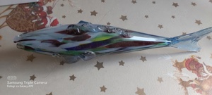 Bibilou pește din sticlă  de Murano