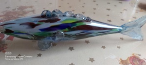 Bibilou pește din sticlă  de Murano - imagine 2