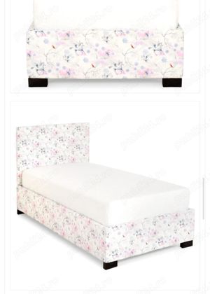 Pat copii Fancy Mobexpert 90 200, saltea, somiera incluse