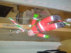 Mos Crăciun cu scăriță si led