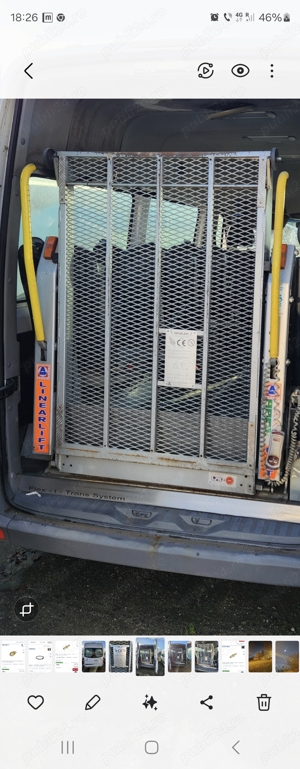 RAMPA  ( LIFT )AUTO PENTRU PERSOANE CU DIZABILITĂȚI  - imagine 3