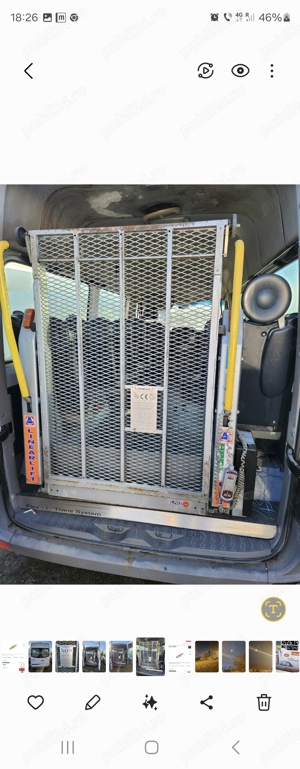 RAMPA  ( LIFT )AUTO PENTRU PERSOANE CU DIZABILITĂȚI  - imagine 2