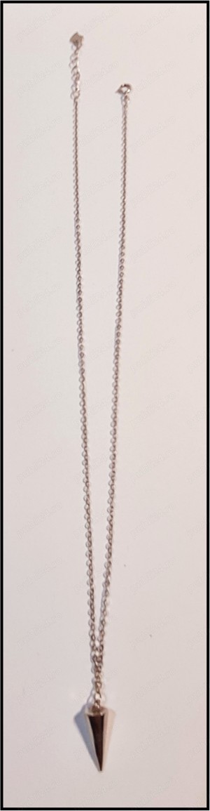 Lantisor + medalion pendul (argint) - imagine 2