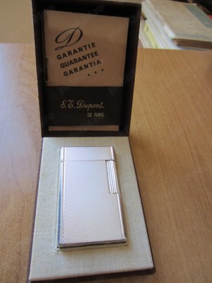 Bricheta de colectie S.T DUPONT DE PARIS 1975 placata paladiu-ieftina