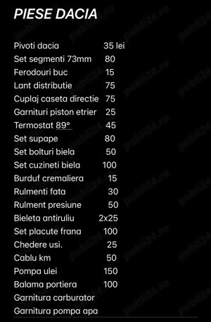 Piese noi Dacia 1300, Matiz, Tico,  releu LED semnalizare, etc