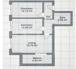 Apartament de 3 camere, boxă, loc de parcare, în Rediu - imagine 9