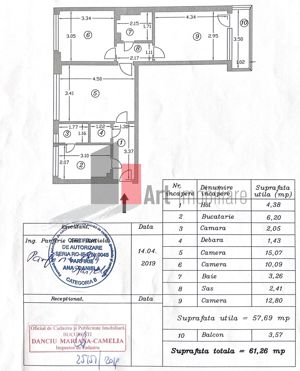 Apartament 3 camere | Obor/Stefan cel Mare - imagine 12