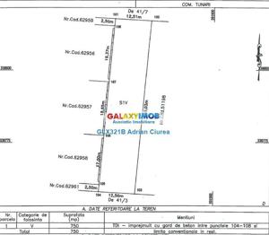 Teren Intravilan Tunari | 750mp | 12.5ml | Castanului - imagine 3