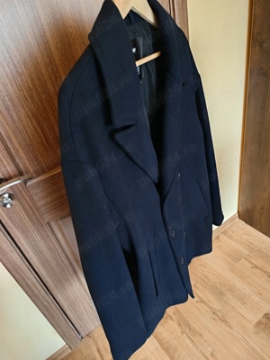 Palton bărbați bleumarin PULL&BEAR nou nefolosit - imagine 2