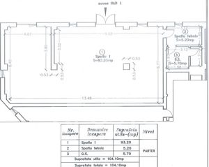 Spatiu comercial 104 mp util, open space, zona Lipovei - Dumbravita. - imagine 3