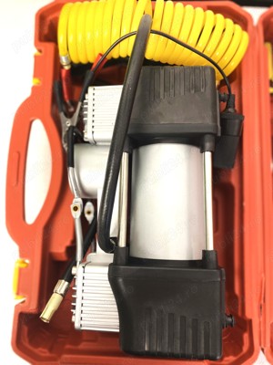 Trusa auto reparatii cauciuc + Compresor 12V, completa - imagine 2