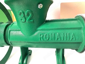 Masina de tocat carne manuala, fonta Nr. 32, cuva 5 kg - imagine 5