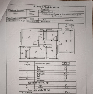 Apt 3 cam Decomandat langa Pedagogic - str I.Creanga