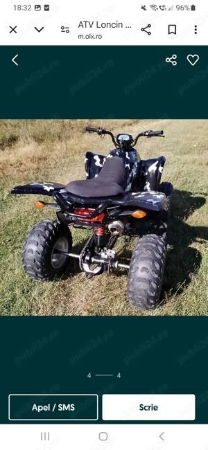 Atv Loncin 250cc,stare buna de functionare - imagine 3