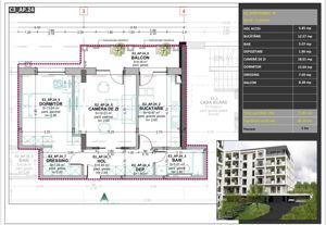 Verde Residence - Vanzare ap. 2 camere + loc de parcare - imagine 2