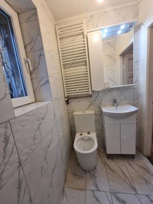 Lavoar chiuveta baie 49x40cm cu masca si dulap cu oglinda, iluminare, priza - imagine 3