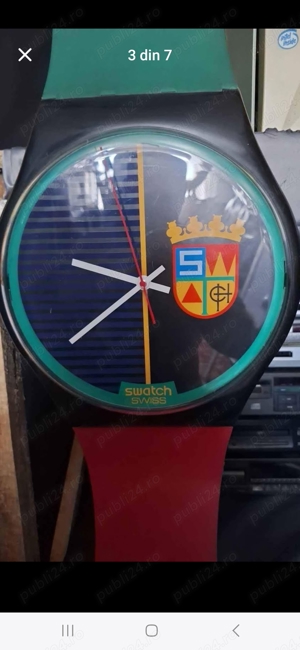 Ceas vintage swatch  ,rar de perete  - imagine 2