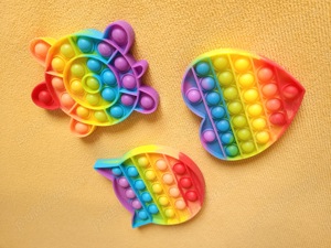 Set 3 Pop it curcubeu, diverse modele