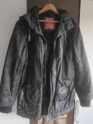 Jacheta originala JACK&JONES vintage denim, marime M-L, cu multe buzunare