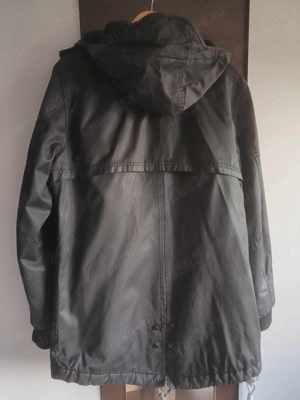 Jacheta originala JACK&JONES vintage denim, marime M-L, cu multe buzunare - imagine 2