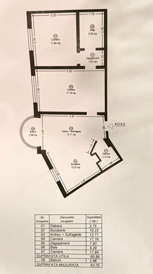 Apartament 3 camere Intim Pta. Spitalului ,101 mp,et.7 10, mobilat ,utilat+termotecă - imagine 14