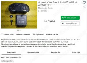 Calculator VW BORA 038906019H 0281001910 - imagine 4