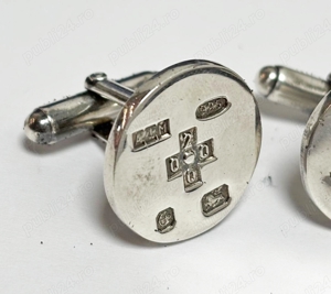 butoni vintage din argint 925 - imagine 3