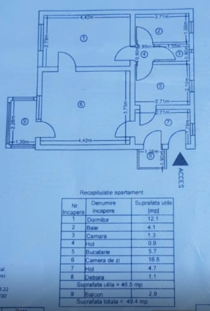 apartament 2 camere, Traian