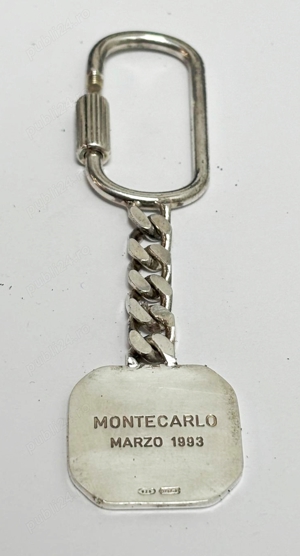 breloc montecarlo din argint - imagine 2
